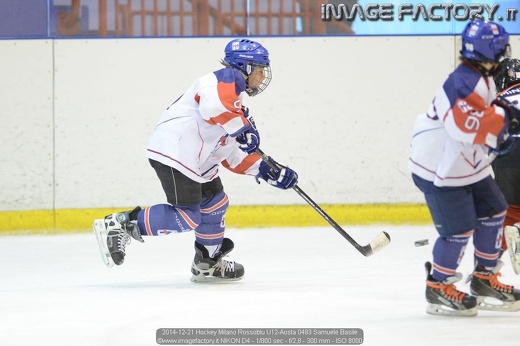 2014-12-21 Hockey Milano Rossoblu U12-Aosta 0493 Samuele Basile